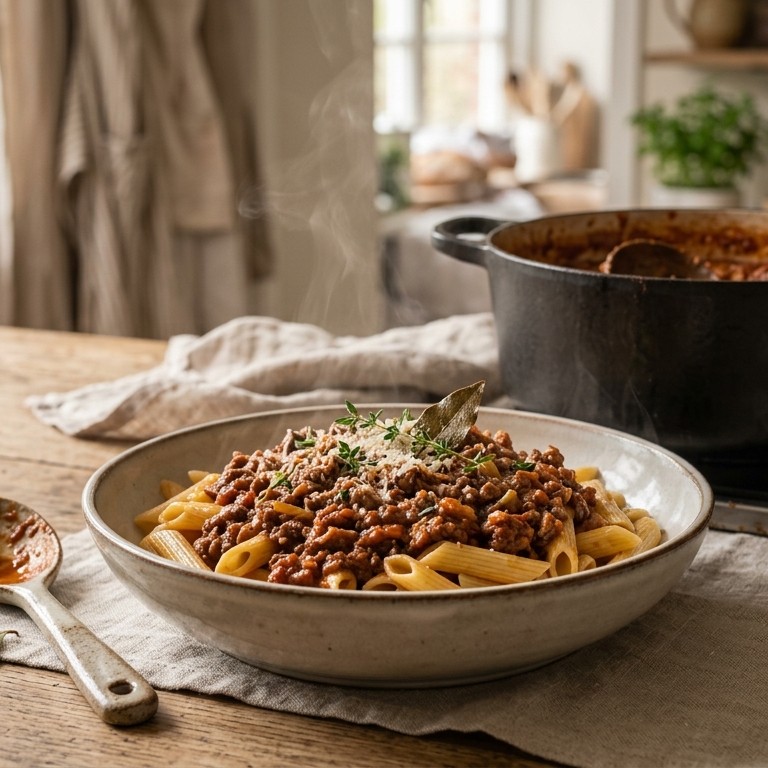 Pasta bolognese recept