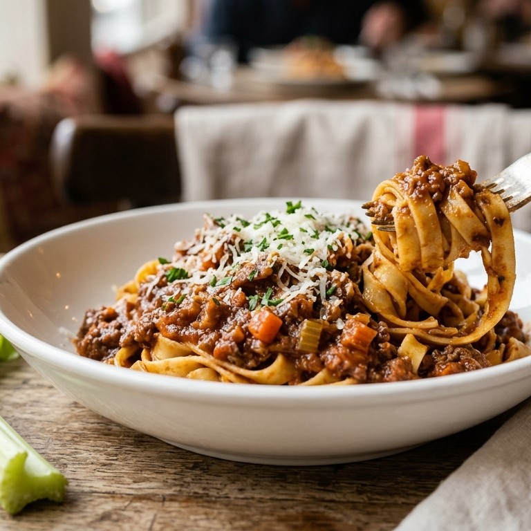 Pasta bolognese recept