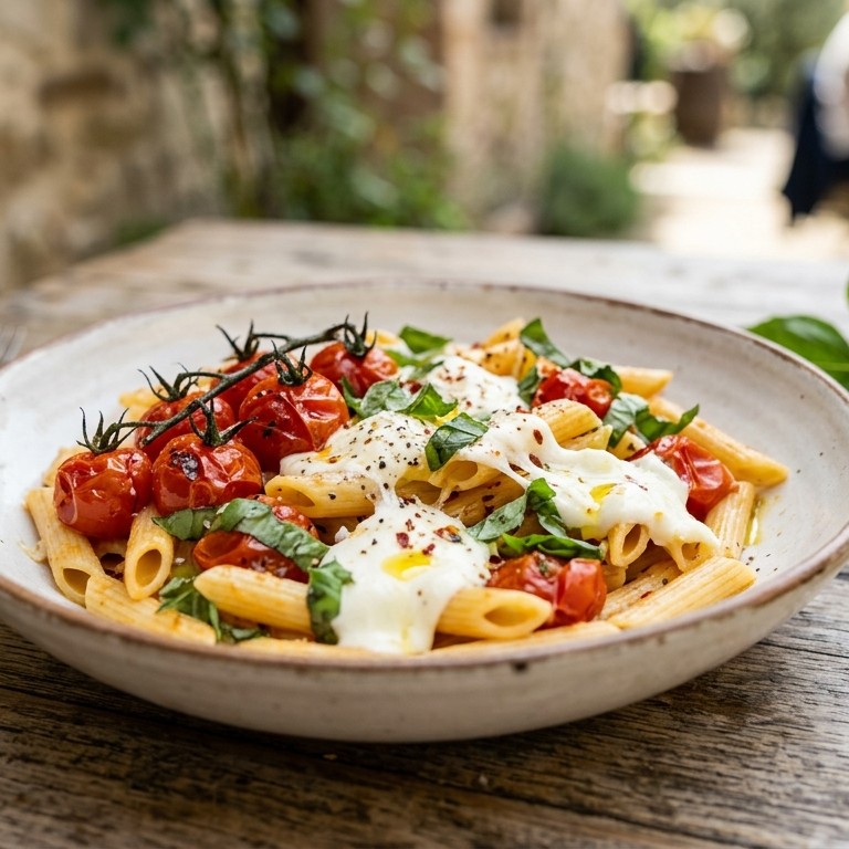 Pasta Caprese recept