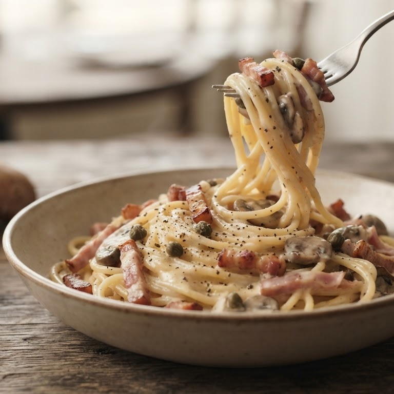 Pasta carbonara recept