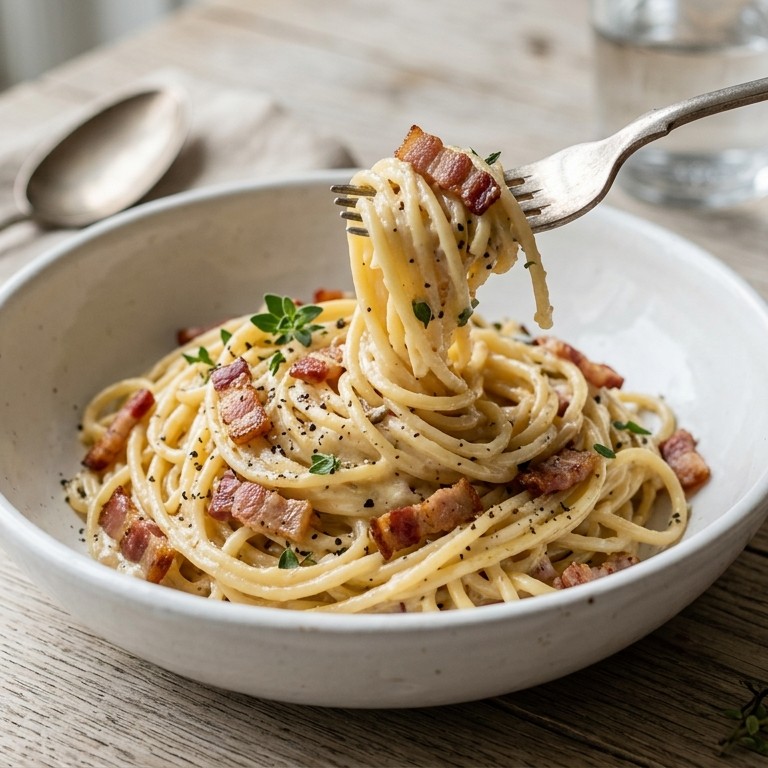 Pasta Carbonara recept