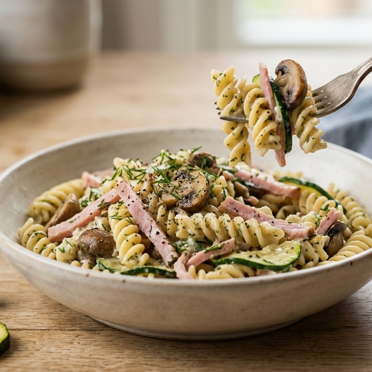 Pasta carbonara à la Sylvie recept