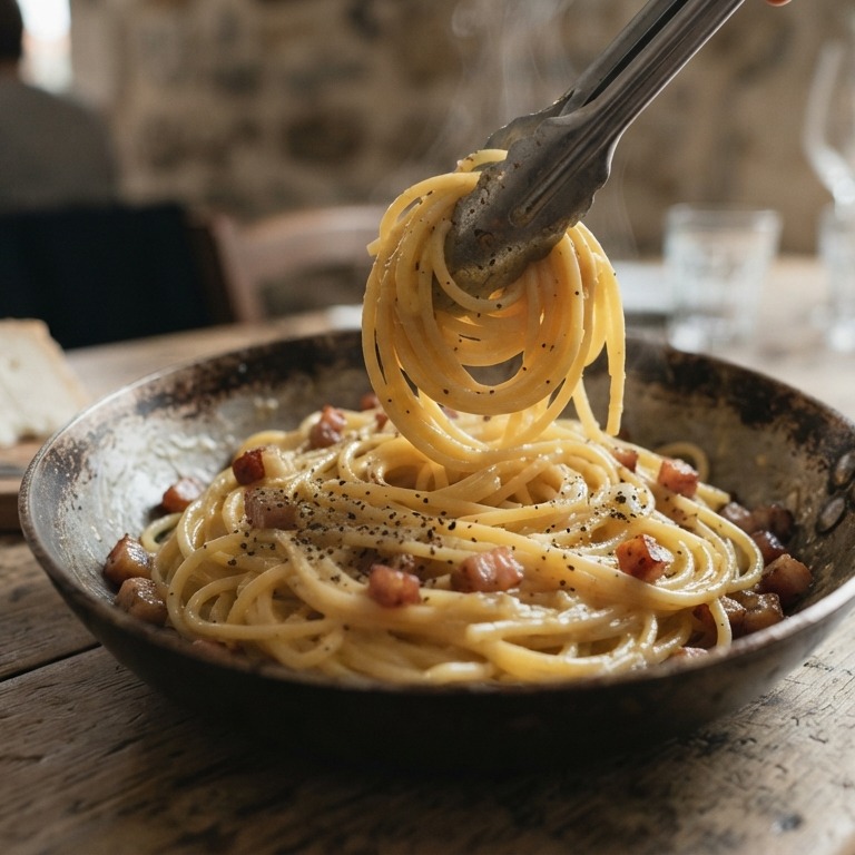 Pasta carbonara de enige echte uit Rome recept