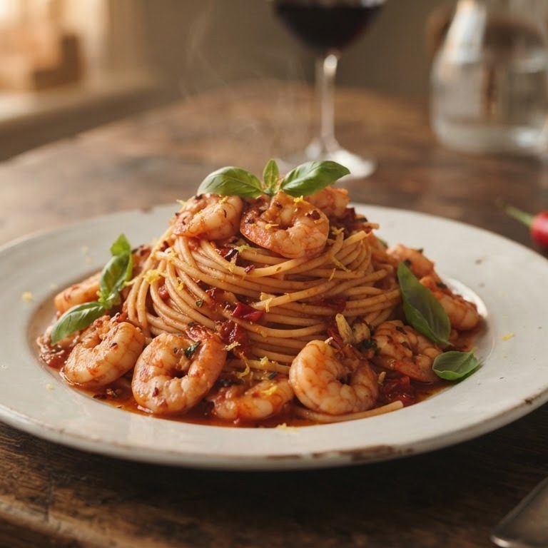 Pasta Fra diavola recept