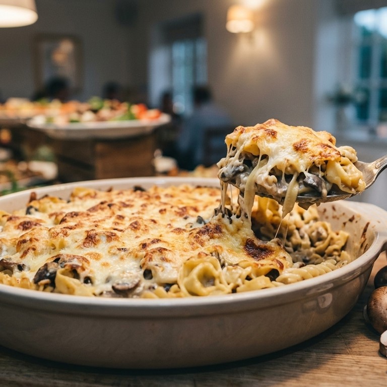 Pasta gratin voor buffet recept