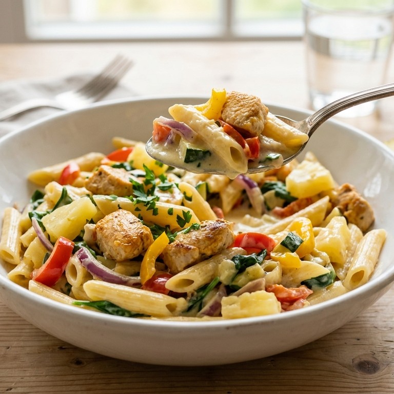 Pasta Hawai recept