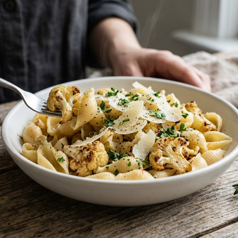 Pasta met bloemkool recept