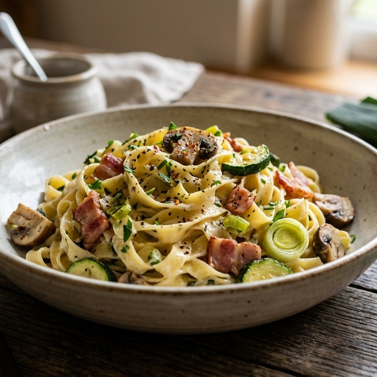 Pasta met boursinsaus recept