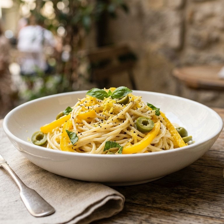 Pasta met citroen recept