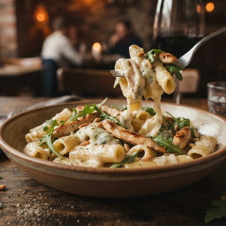 Pasta met mascarpone, gorgonzola recept