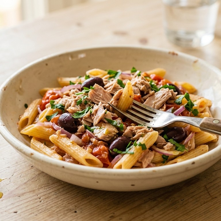 Pasta met tonijn recept