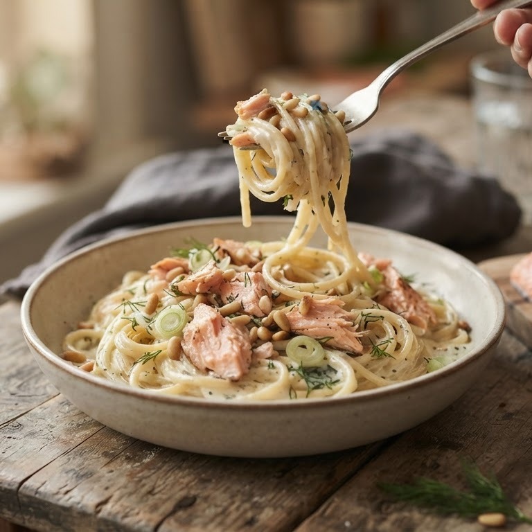 Pasta met vis recept