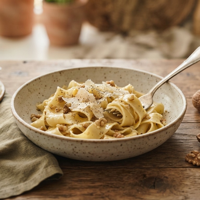 Pasta met walnoten recept