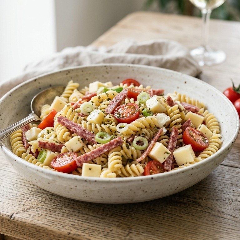 Pasta salade recept