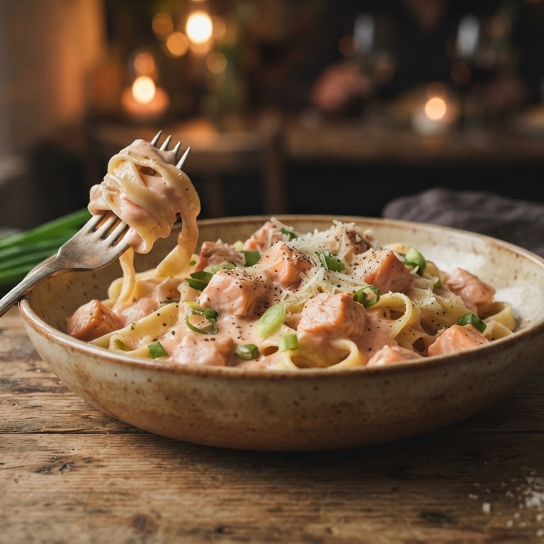 Pasta Salmone recept