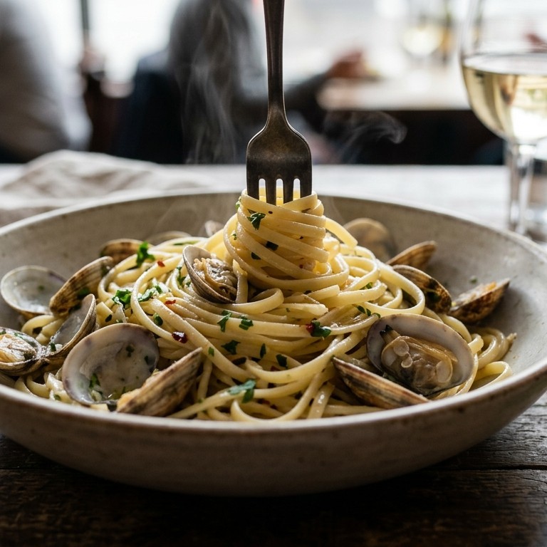 Pasta vongole recept