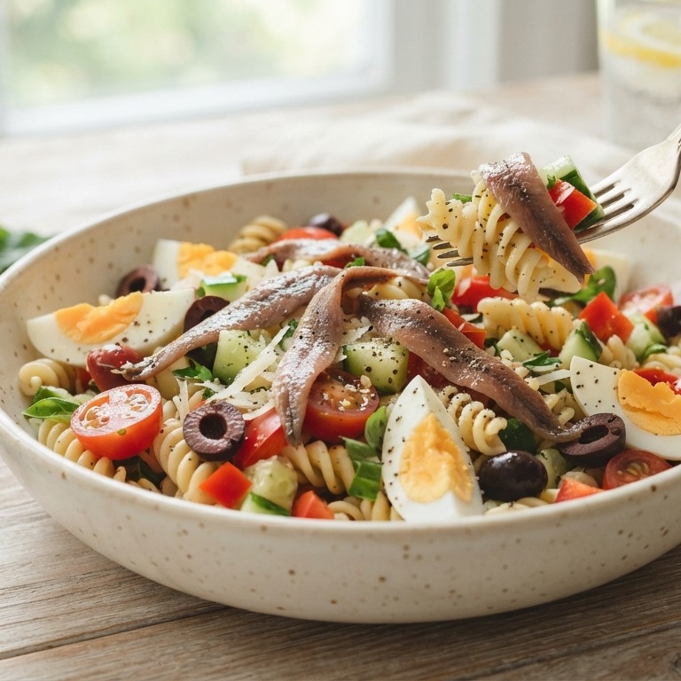 Pastasalade recept