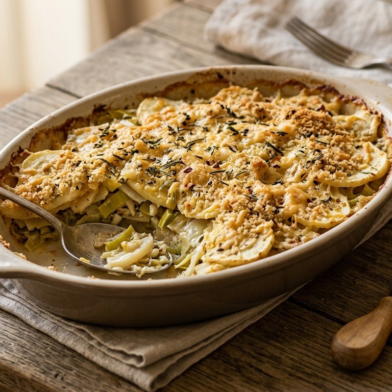 Pastinaak/Prei ovenschotel recept