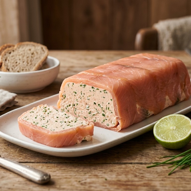 Paté van zalm met bieslook en peterselie recept