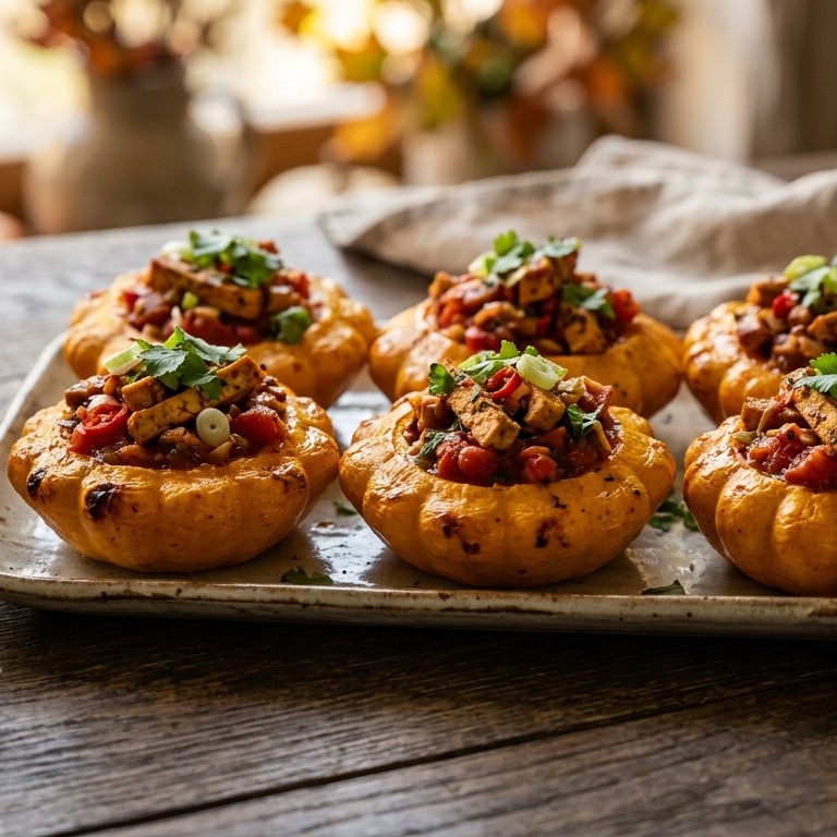 Patisson met pikante tahoereepjes recept
