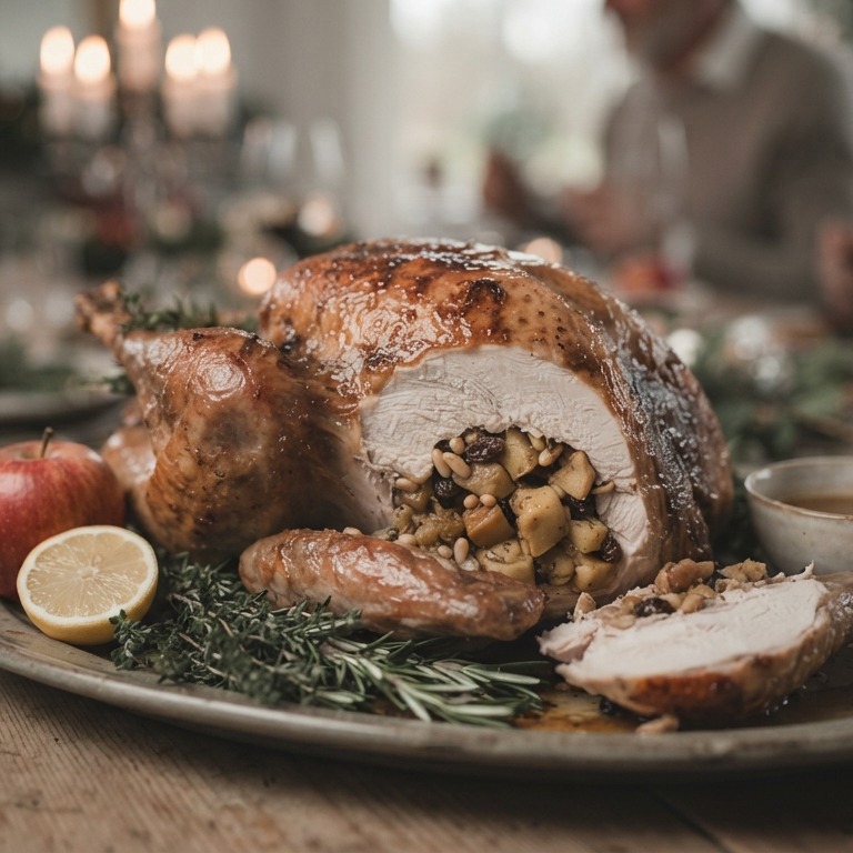 Pavo Navidad á la Menorque (kerstkalkoen op z'n Menorcaans) recept