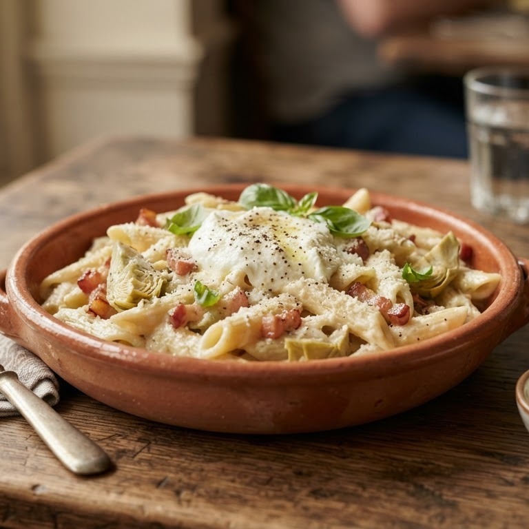 Penne alla ricotta recept