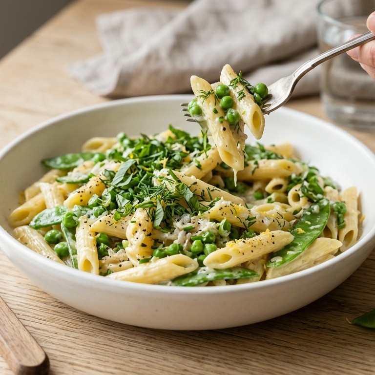 Penne in het groen recept