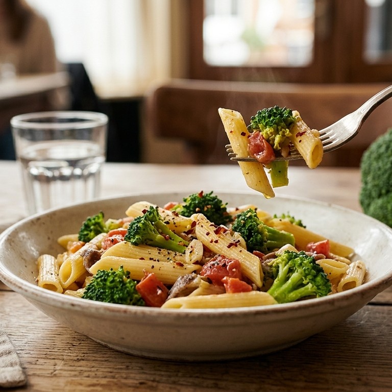Penne met broccoli en ansjovis recept