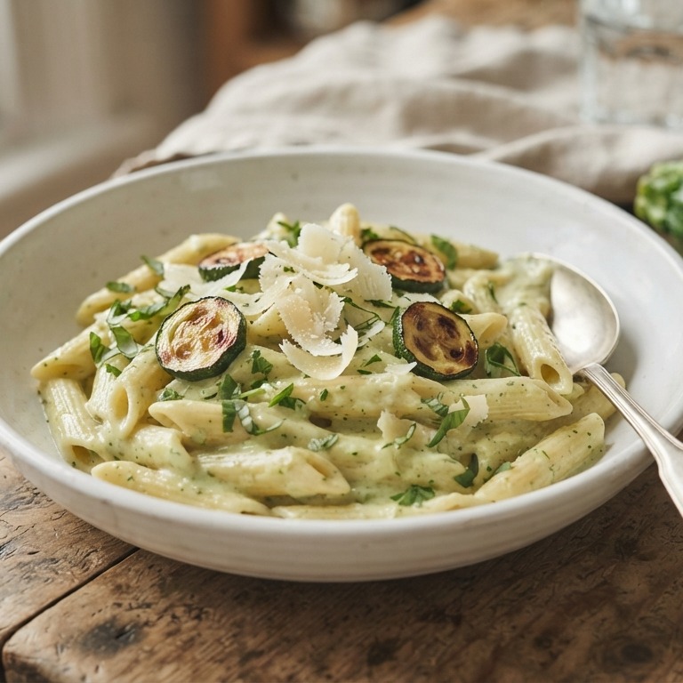 Penne met courgettesaus recept