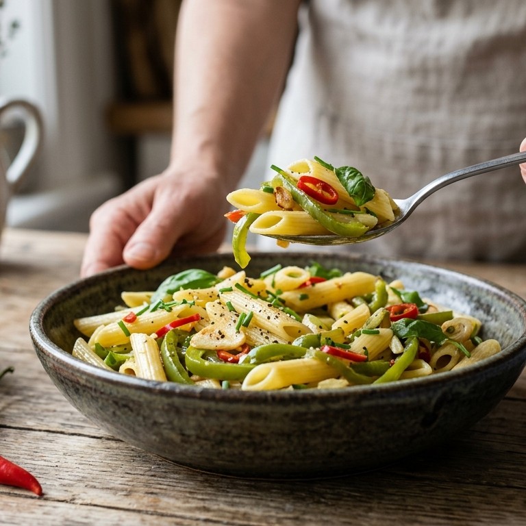 Penne met paprika recept