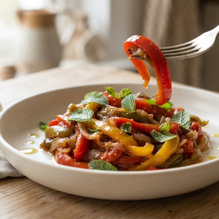 Peperonata (paprika salade) recept