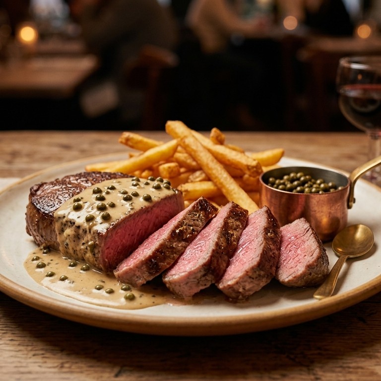Pepersteak recept