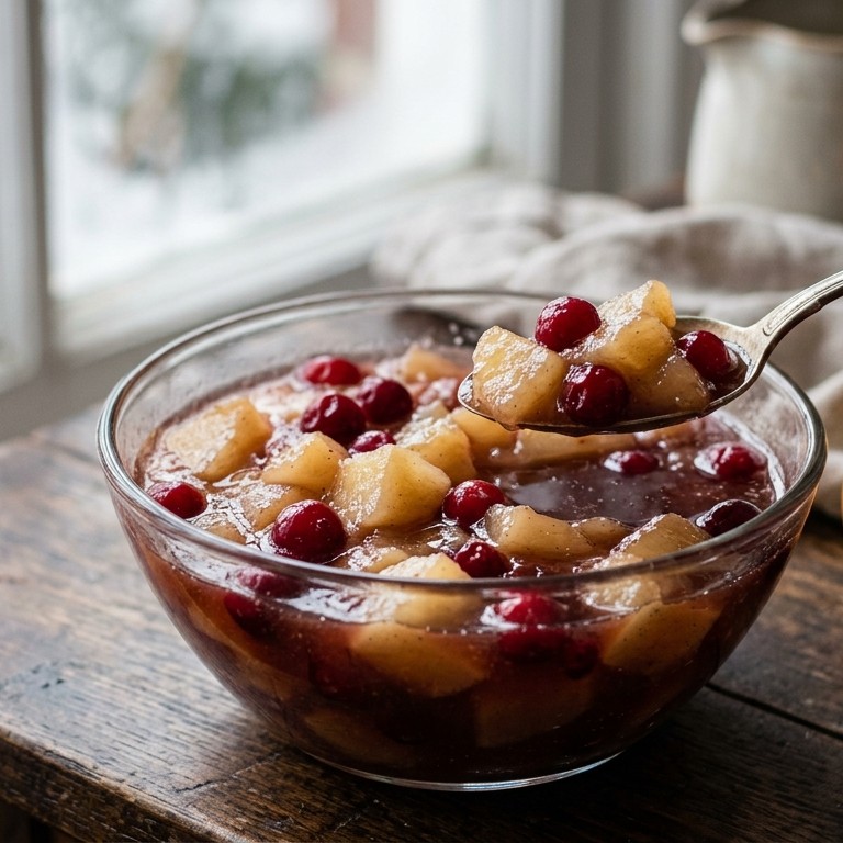 Peren-cranberry compote recept