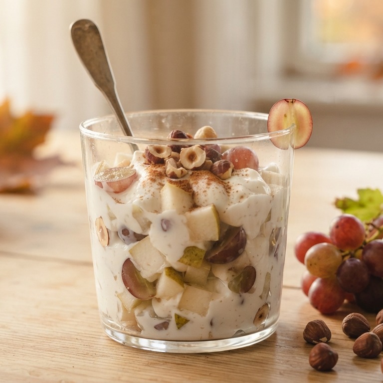 Peren-druiven salade recept