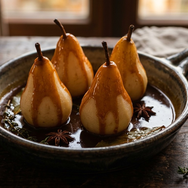 Peren in toffeesaus recept