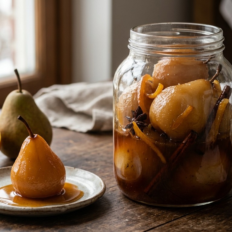 Peren ingemaakt in karamel recept