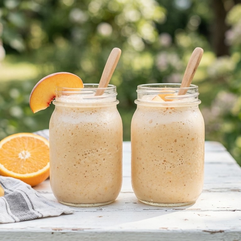 Perzik-karnemelk shake recept