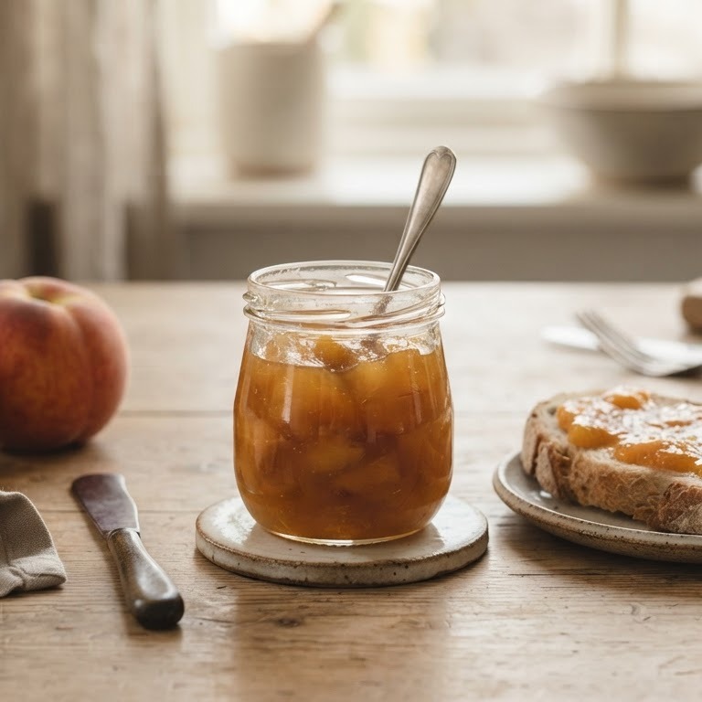 Perzikjam met jenever recept