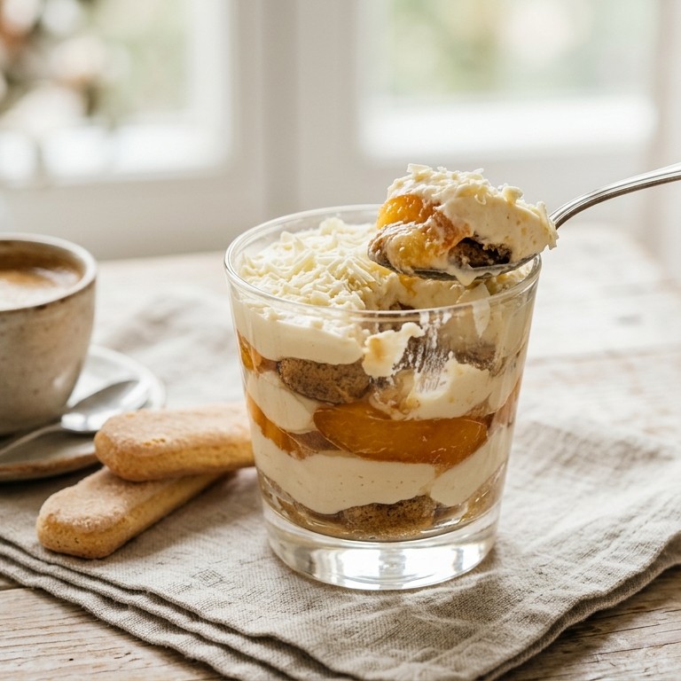 Perziktiramisu recept