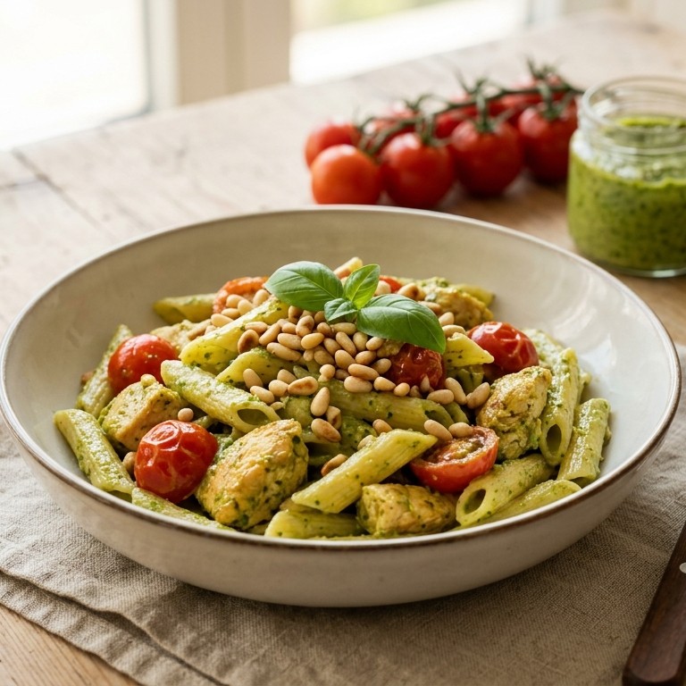 Pesto Penne recept