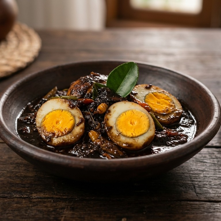 Petis godok (heel pittige eieren) recept