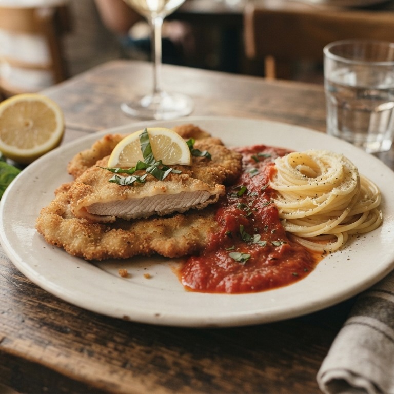 Piccata Milanese con salsa rossa recept
