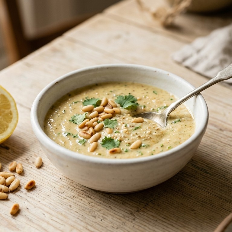 Pijnboompitsaus recept