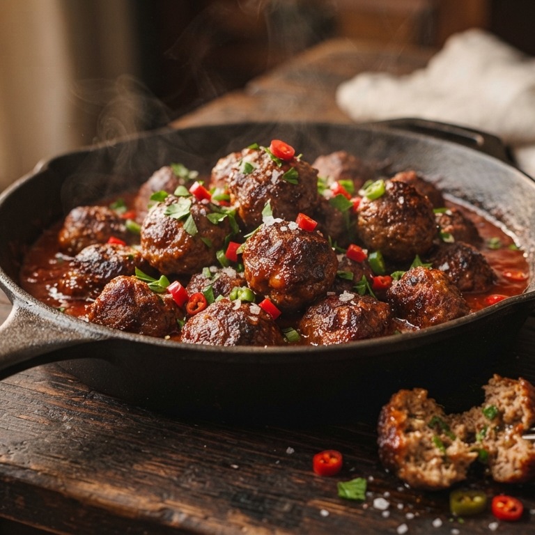 Pikante gehaktballetjes recept