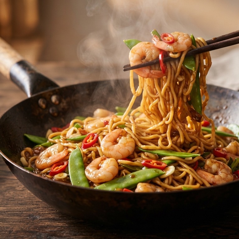 Pikante wokschotel recept
