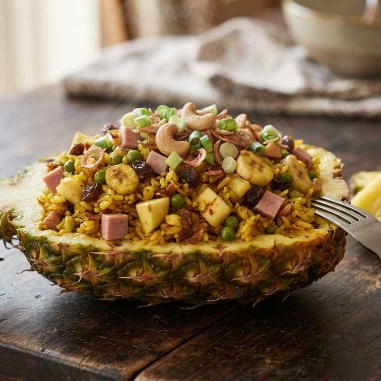 Pilav met ananas recept