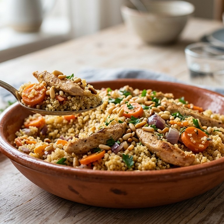 Pilav van quinoa recept