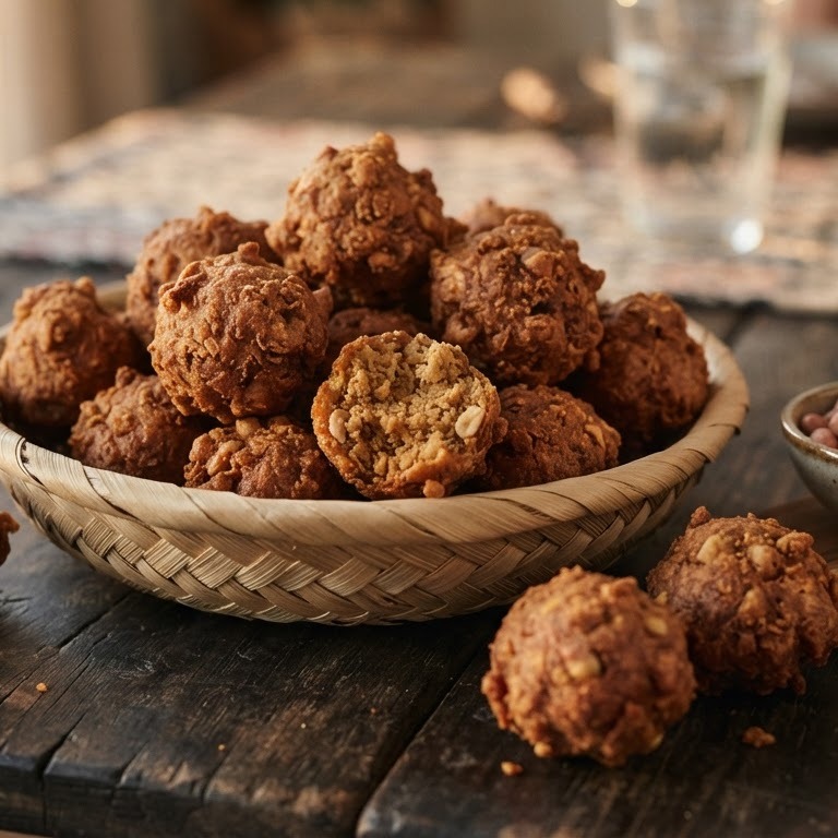 Pindaballetjes (kuli-kuli) recept