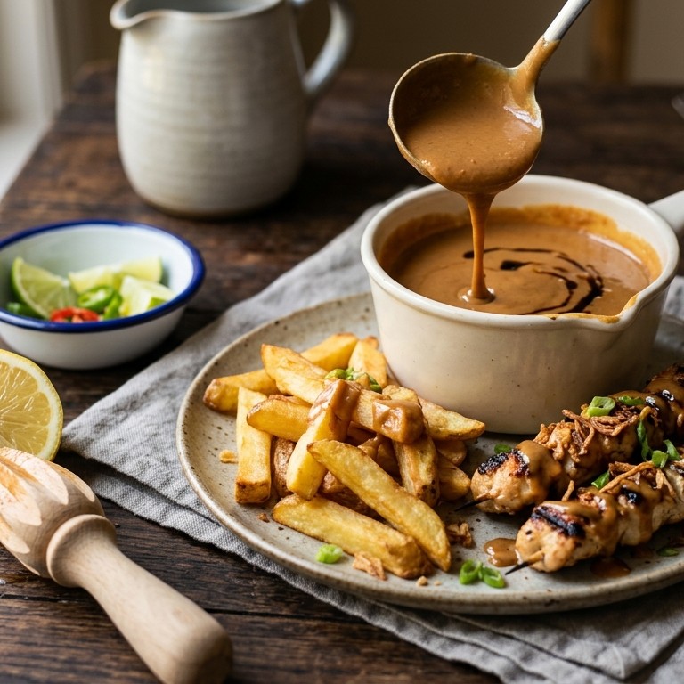 Pindasaus recept