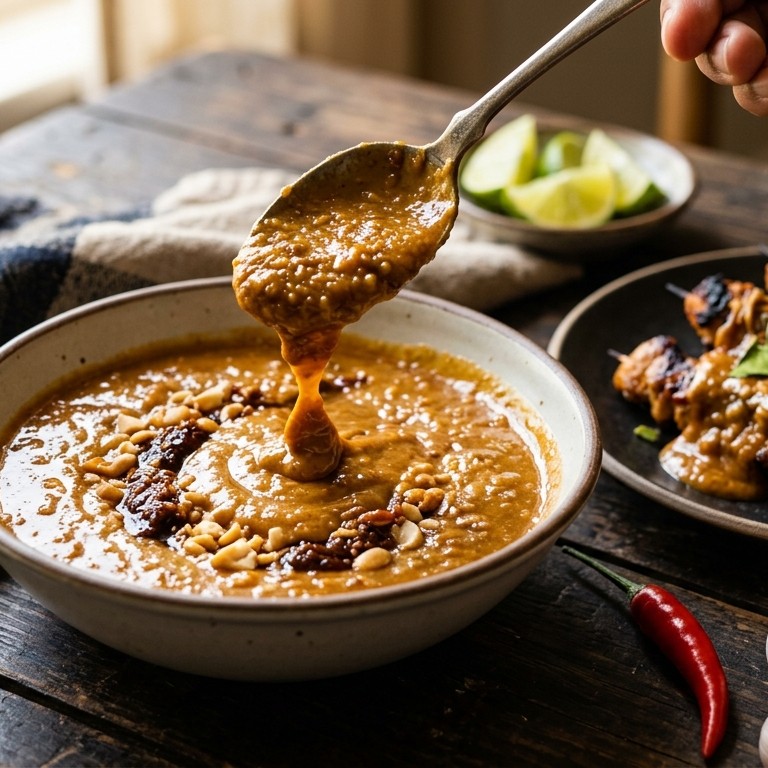 Pindasaus recept